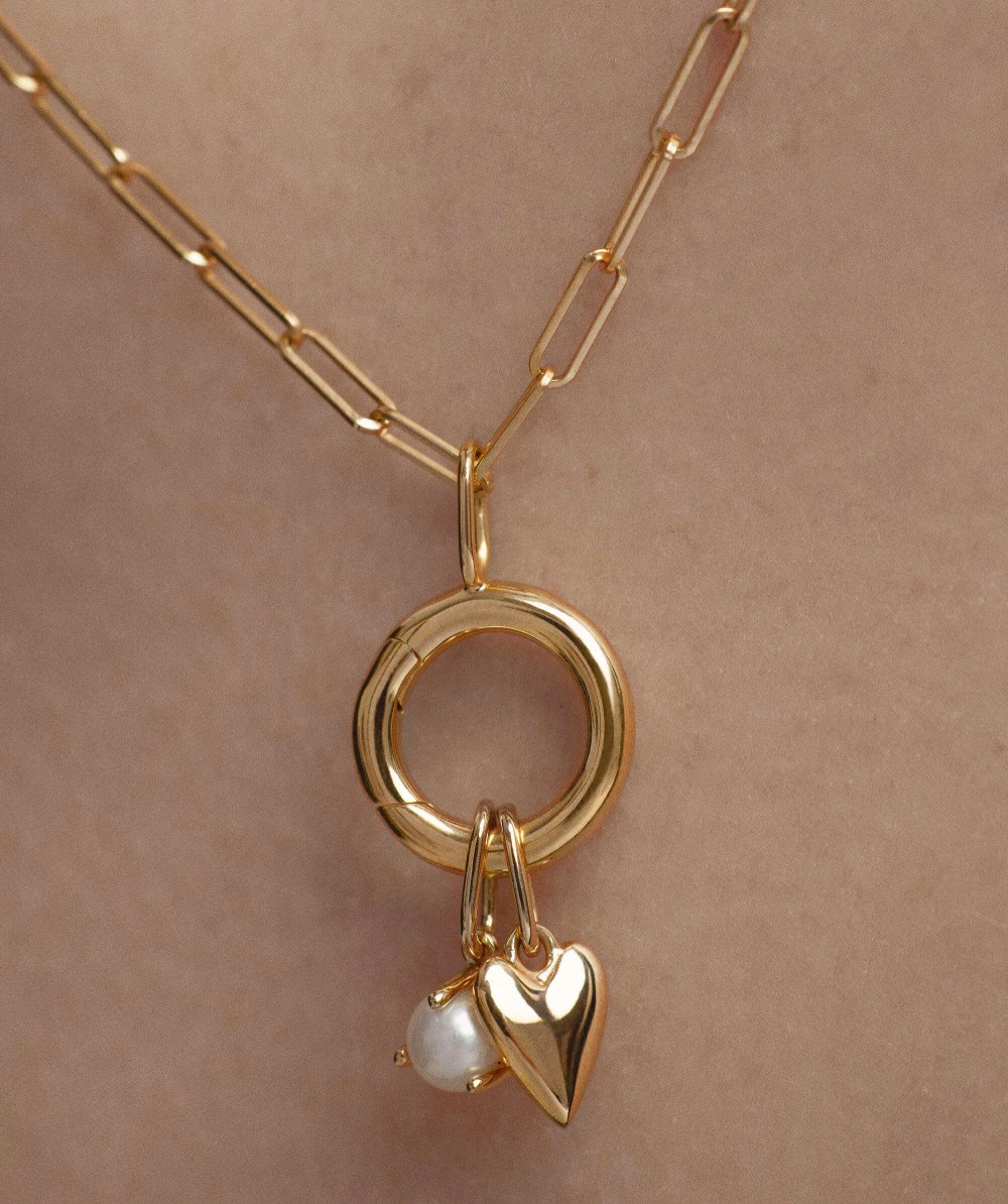 Mejuri Heart Charm - 14k Yellow Gold Canada Store