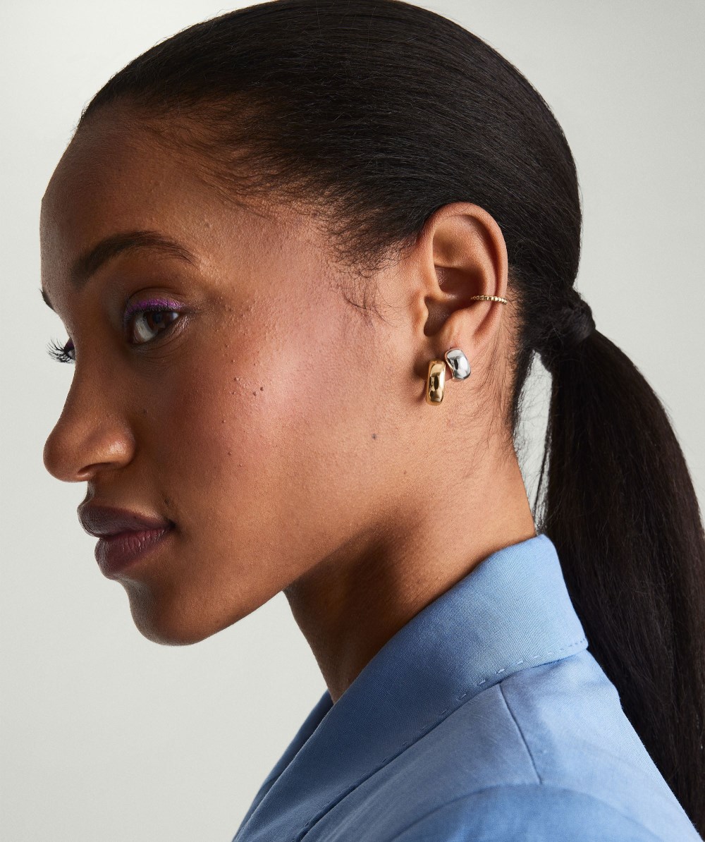 Mejuri Plush Small Hoops - 14k Yellow Gold Canada Store
