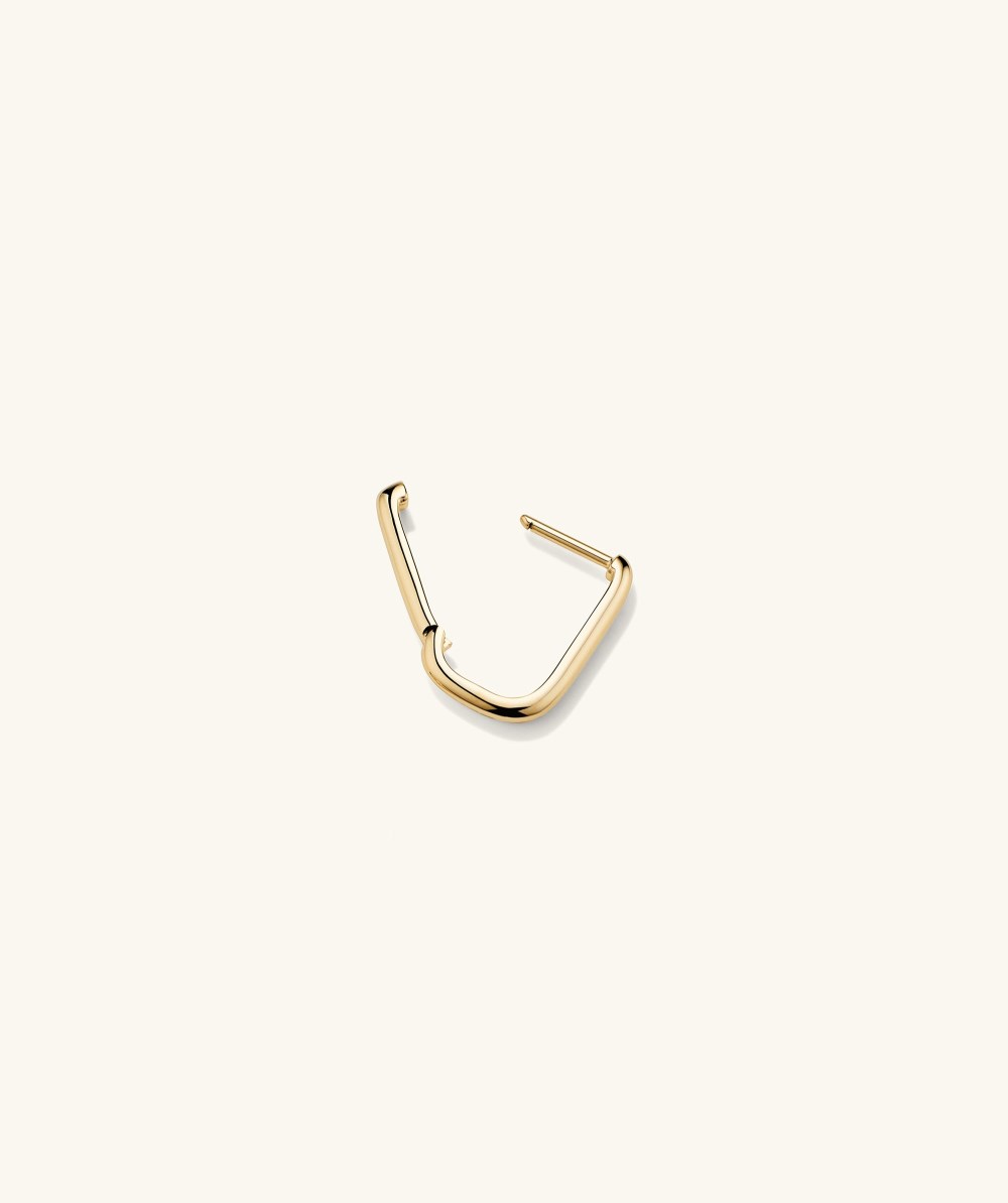 Mejuri Single U Small Hoop - 14k Yellow Gold Canada Store