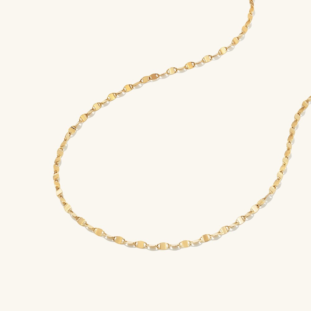 Mejuri Anchor Chain Necklace - 14k Yellow Gold Canada Store
