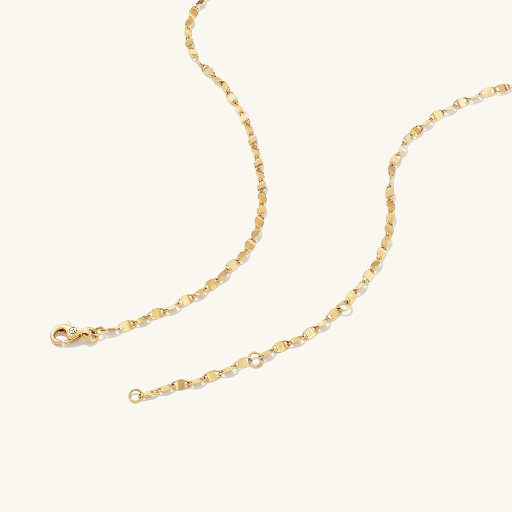 Mejuri Anchor Chain Necklace - 14k Yellow Gold Canada Store