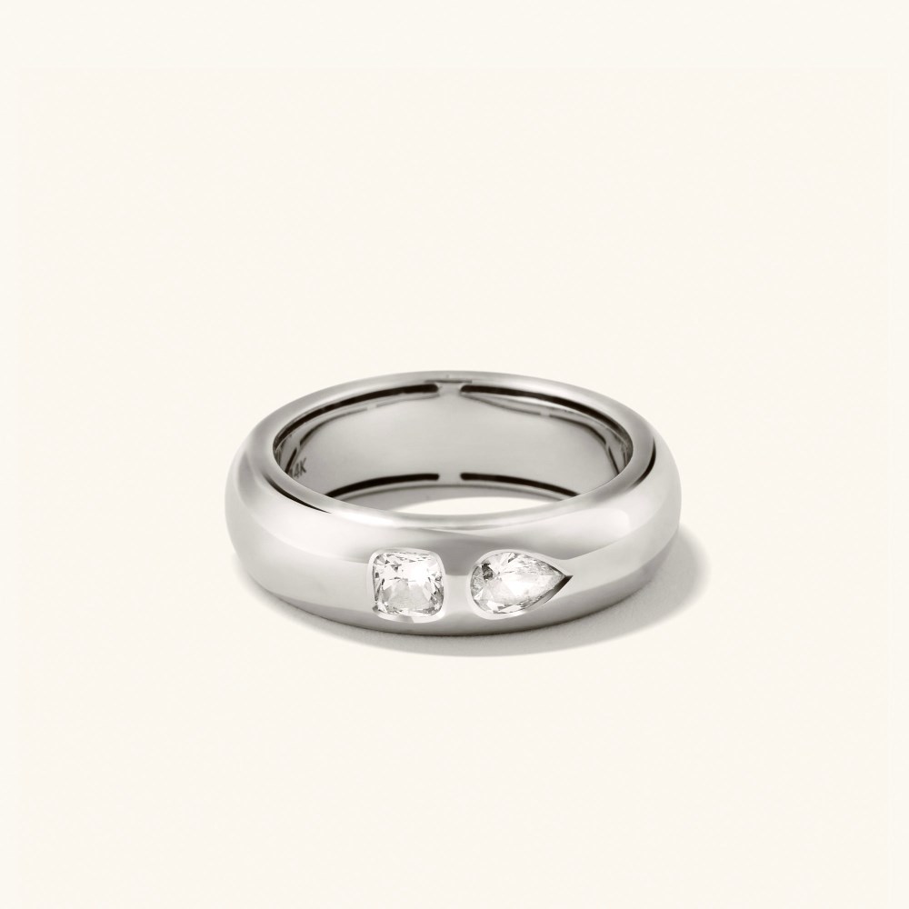 Mejuri Toi et Moi Diamond Ring - 14k White Gold Canada Store