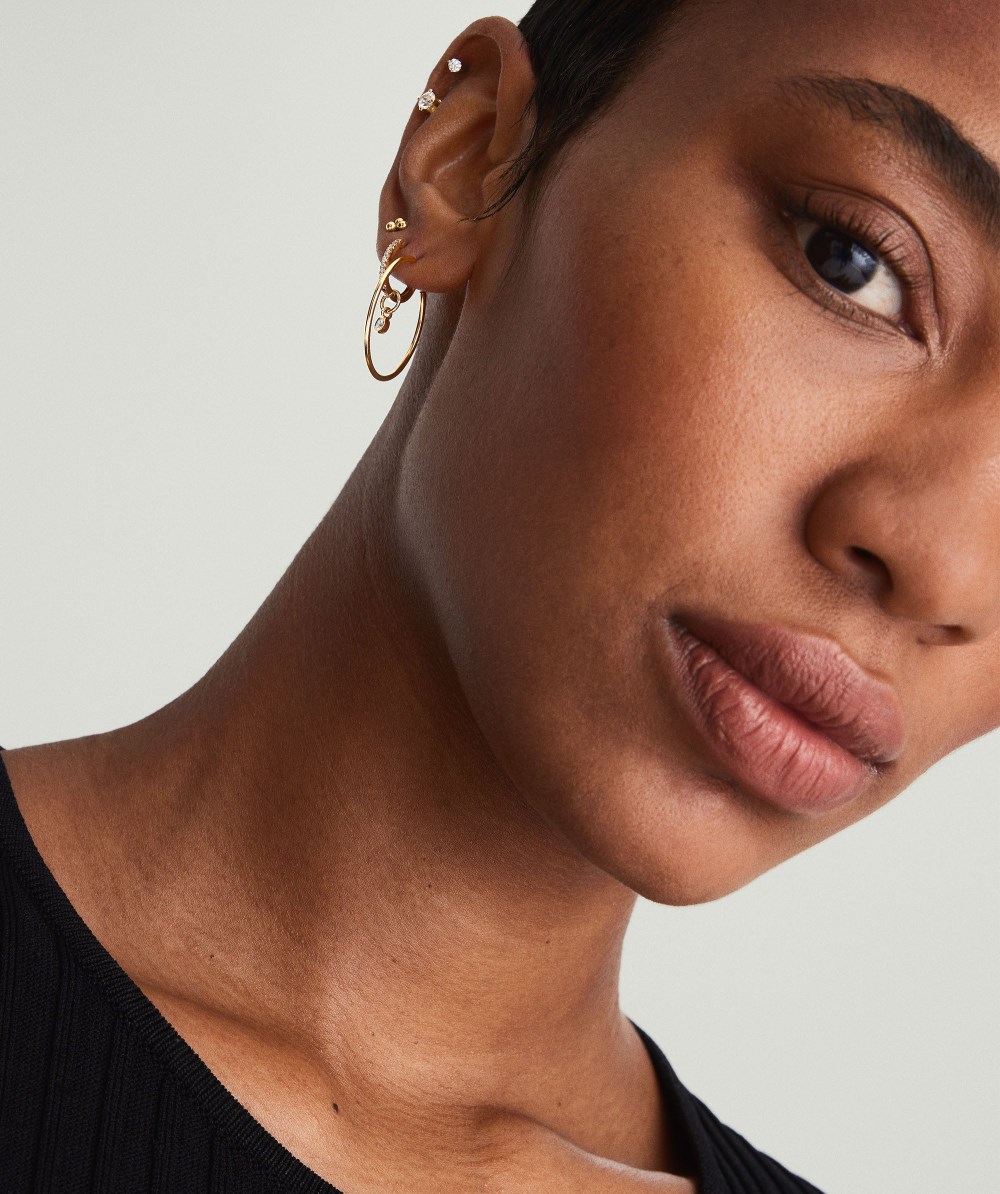 Mejuri Large Hoops - 14k Yellow Gold Canada Store