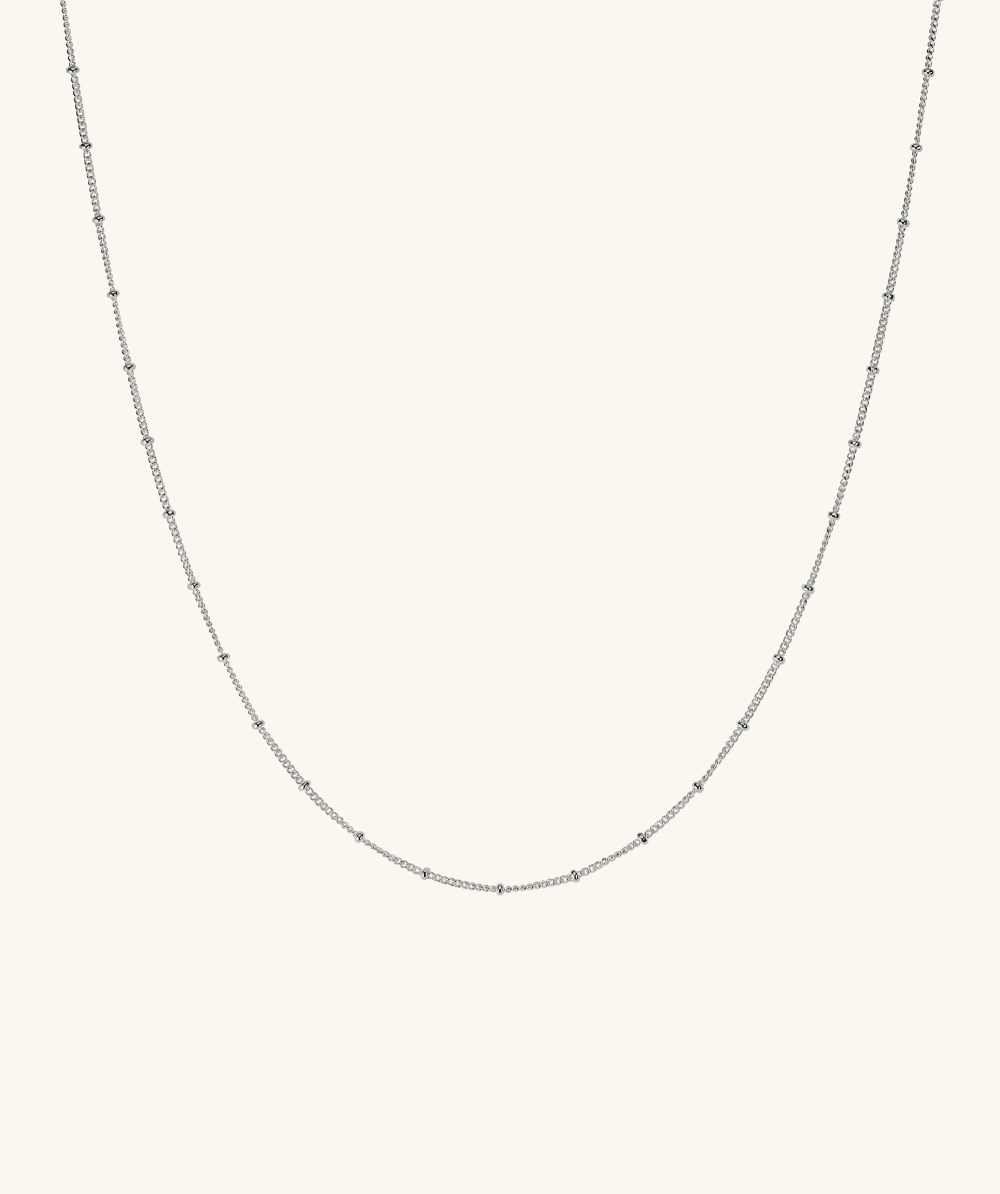 Mejuri Spheres Chain Necklace - Sterling Silver Canada Store