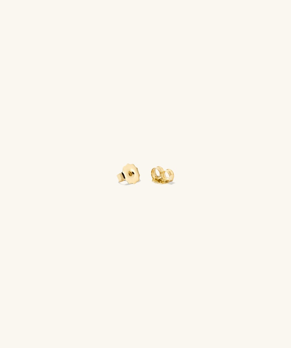 Mejuri Mini Heart Pavﾨﾦ Diamond Stud Earrings - 14k Yellow Gold Canada Store