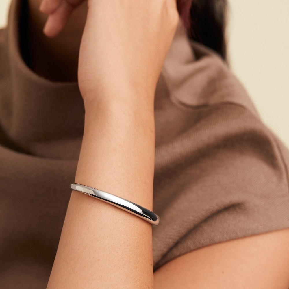 Mejuri D?me Cuff Bracelet - Sterling Silver Canada Store