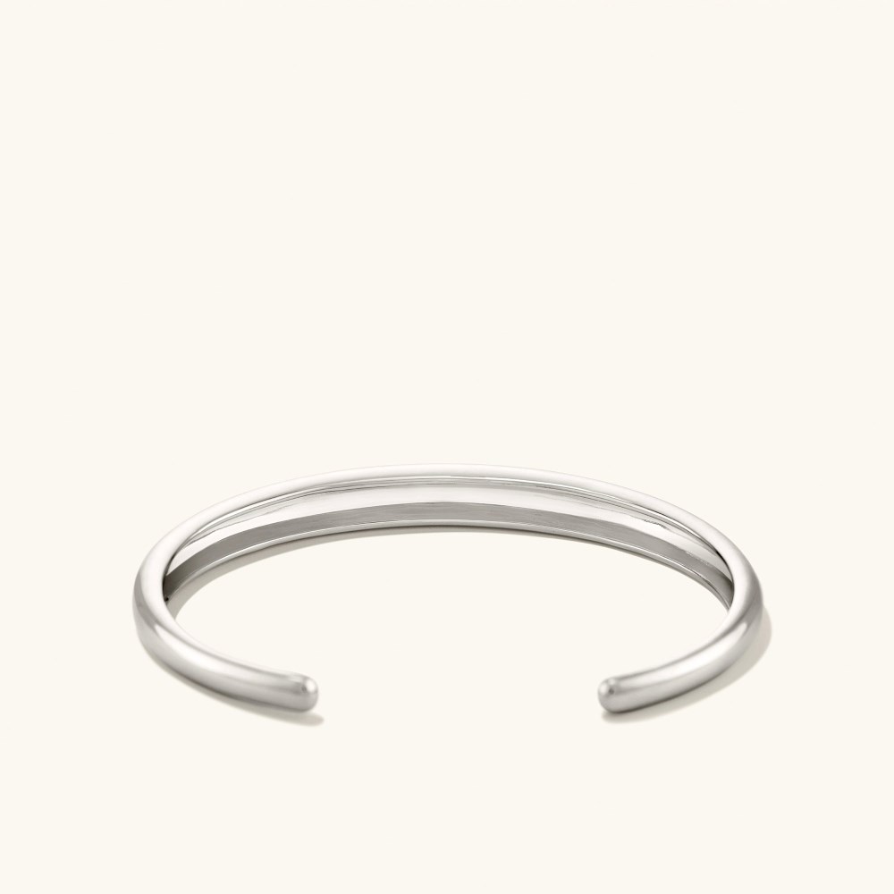 Mejuri D?me Cuff Bracelet - Sterling Silver Canada Store