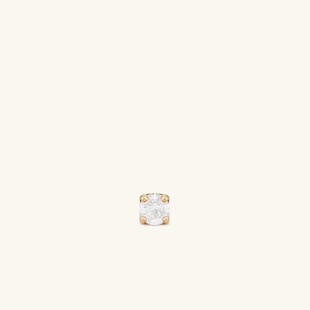 Mejuri Diamond Mini Stud - 14k Yellow Gold Canada Store