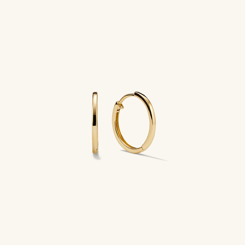 Mejuri Easy Small Hoops - 14k Yellow Gold Canada Store