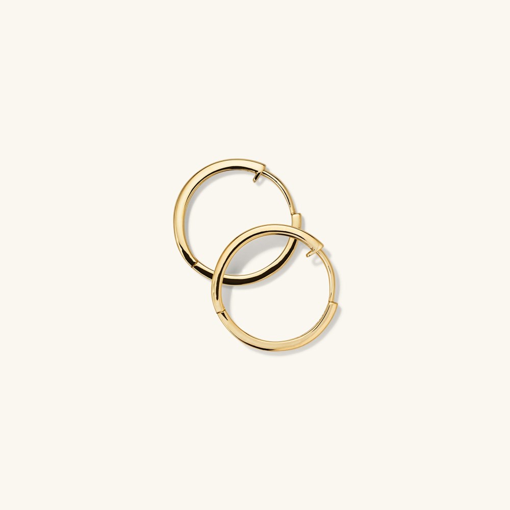 Mejuri Easy Small Hoops - 14k Yellow Gold Canada Store