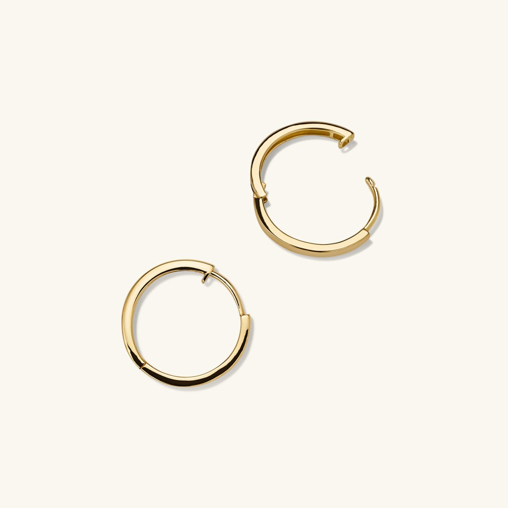 Mejuri Easy Small Hoops - 14k Yellow Gold Canada Store