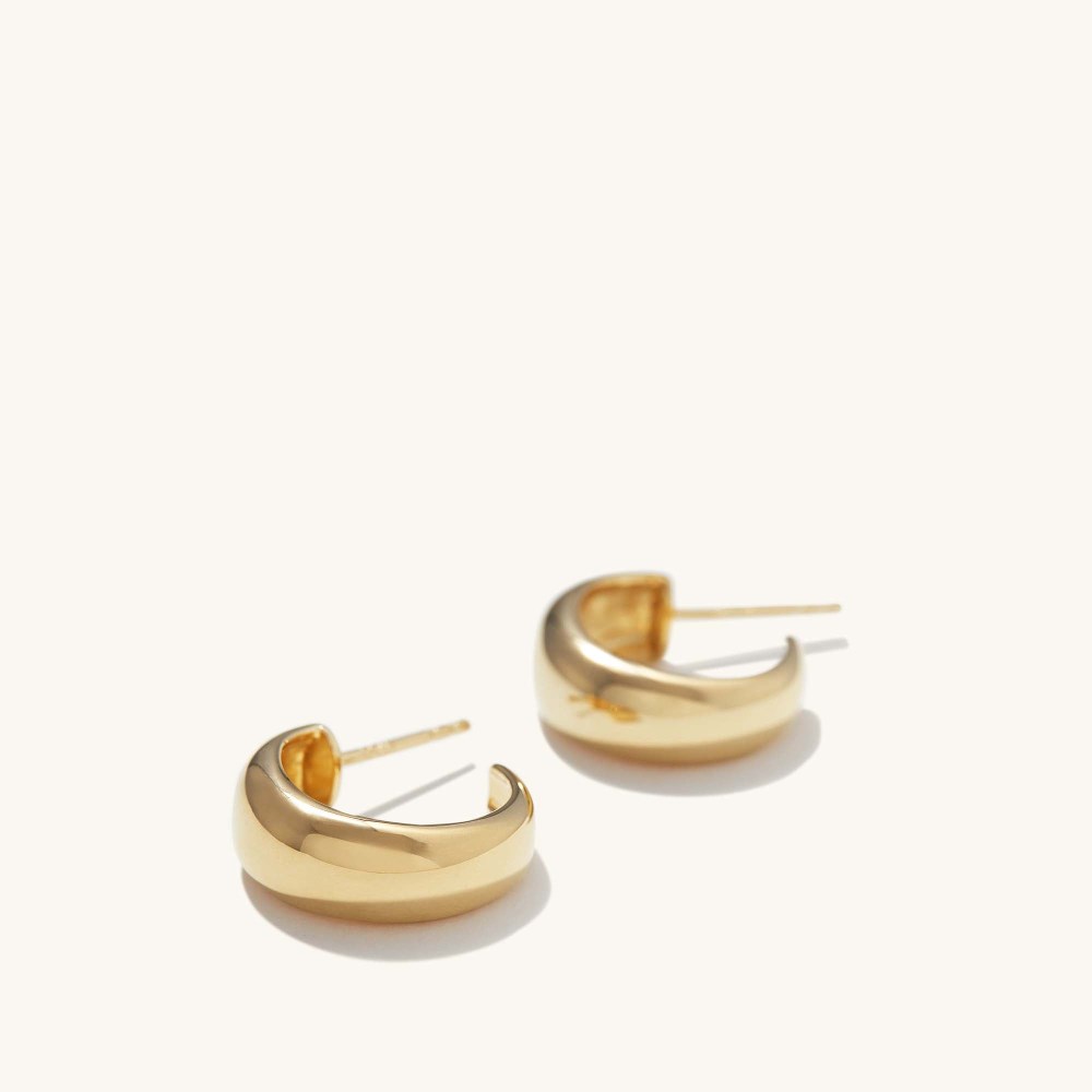 Mejuri D?me Hoops - Gold Vermeil Canada Store