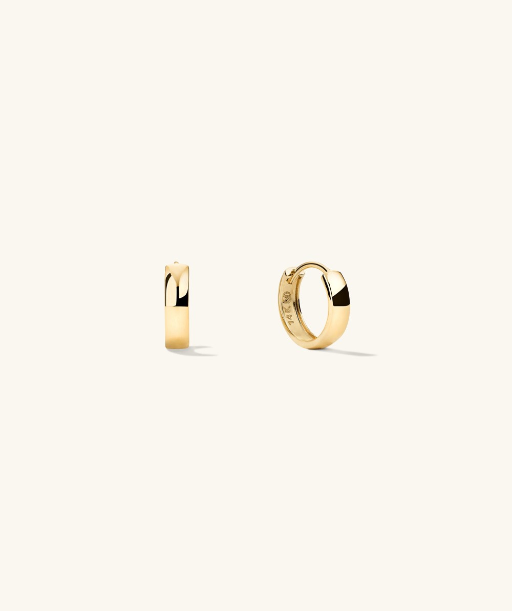 Mejuri Bold Huggie Hoops - Sterling Silver Canada Store