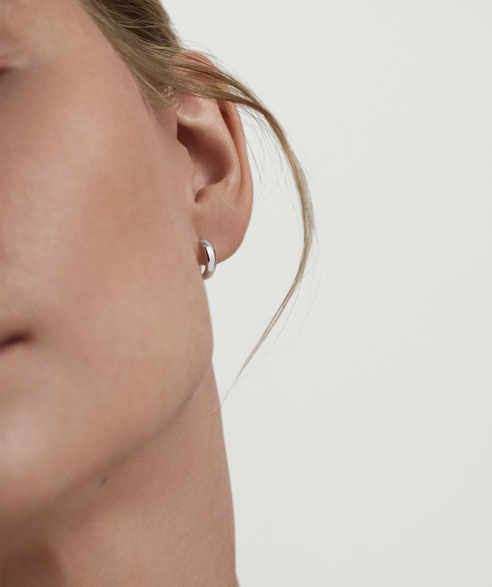 Mejuri Bold Huggie Hoops - Sterling Silver Canada Store