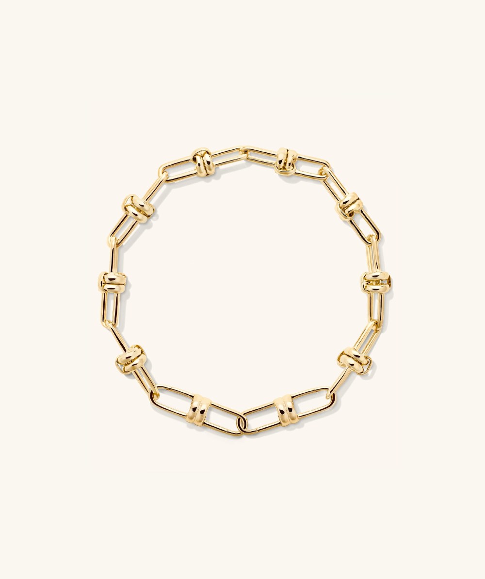 Mejuri Base Chain Convertible Bracelet - Gold Vermeil Canada Store