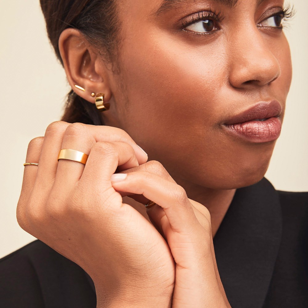 Mejuri Daily Stacker Ring - Gold Vermeil Canada Store