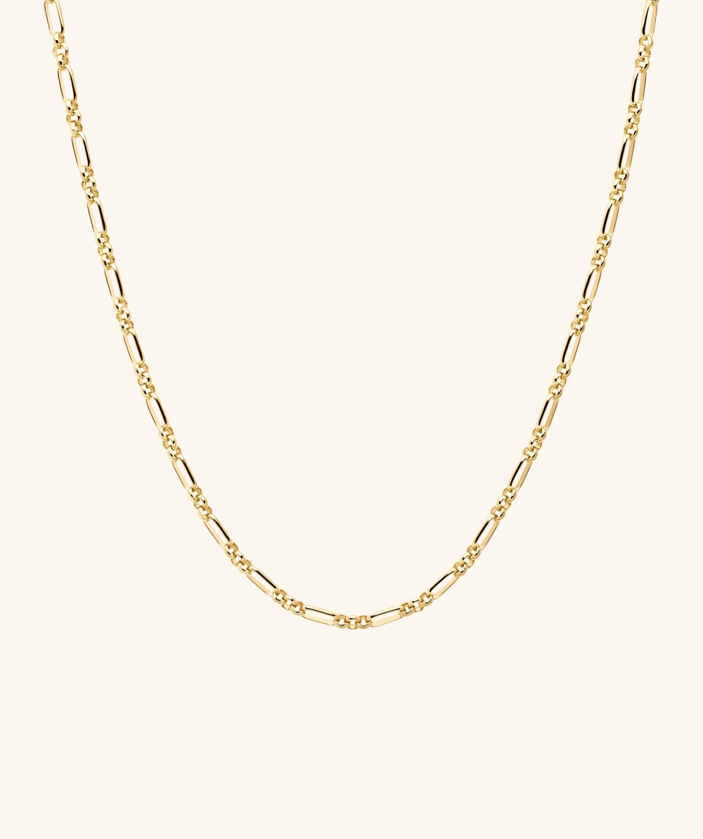 Mejuri Mini Paperclip Necklace - Gold Vermeil Canada Store