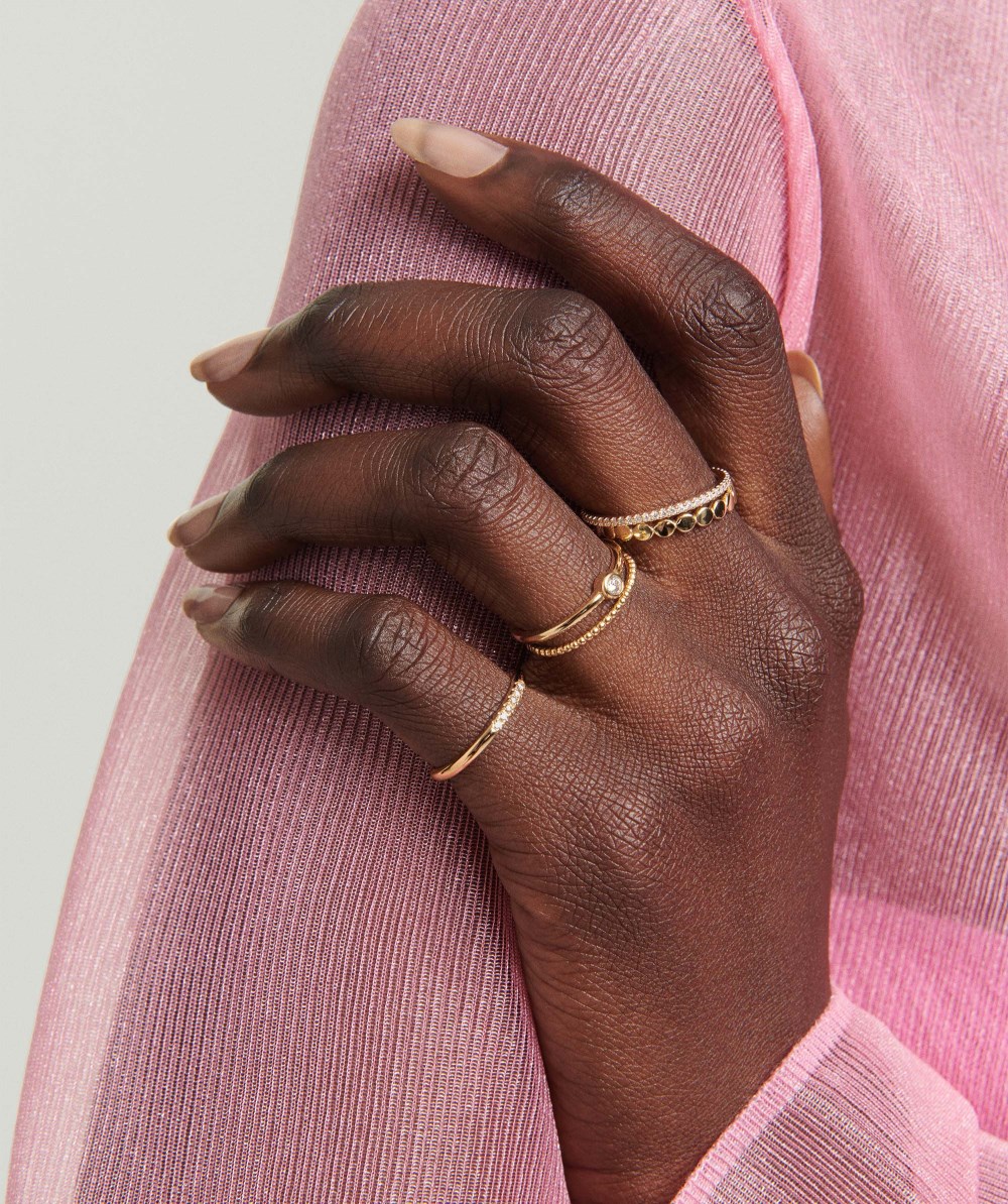 Mejuri Diamonds Line Ring - 14k Yellow Gold Canada Store