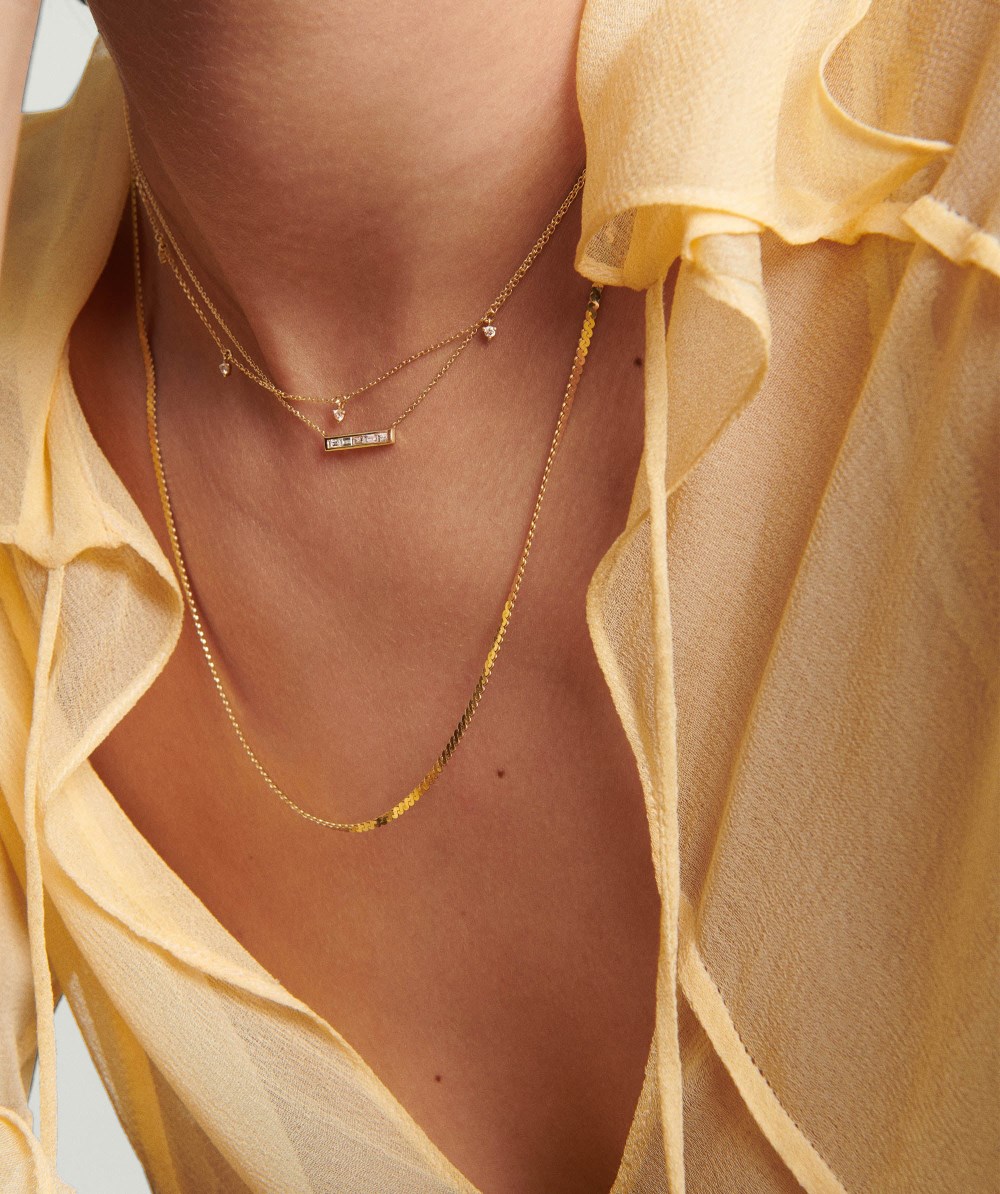 Mejuri Serpentine Chain Necklace - 14k Yellow Gold Canada Store