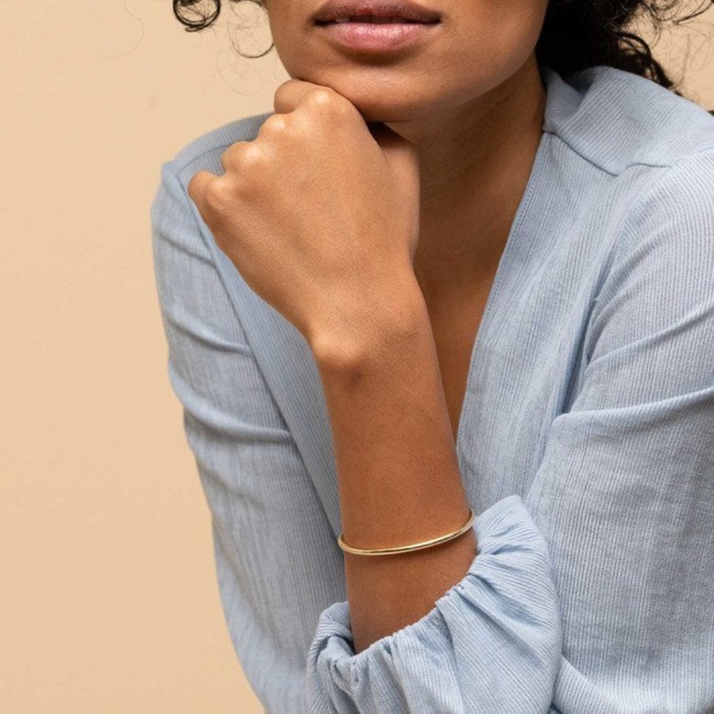 Mejuri Bold Flexi Bangle - 14k Yellow Gold Canada Store