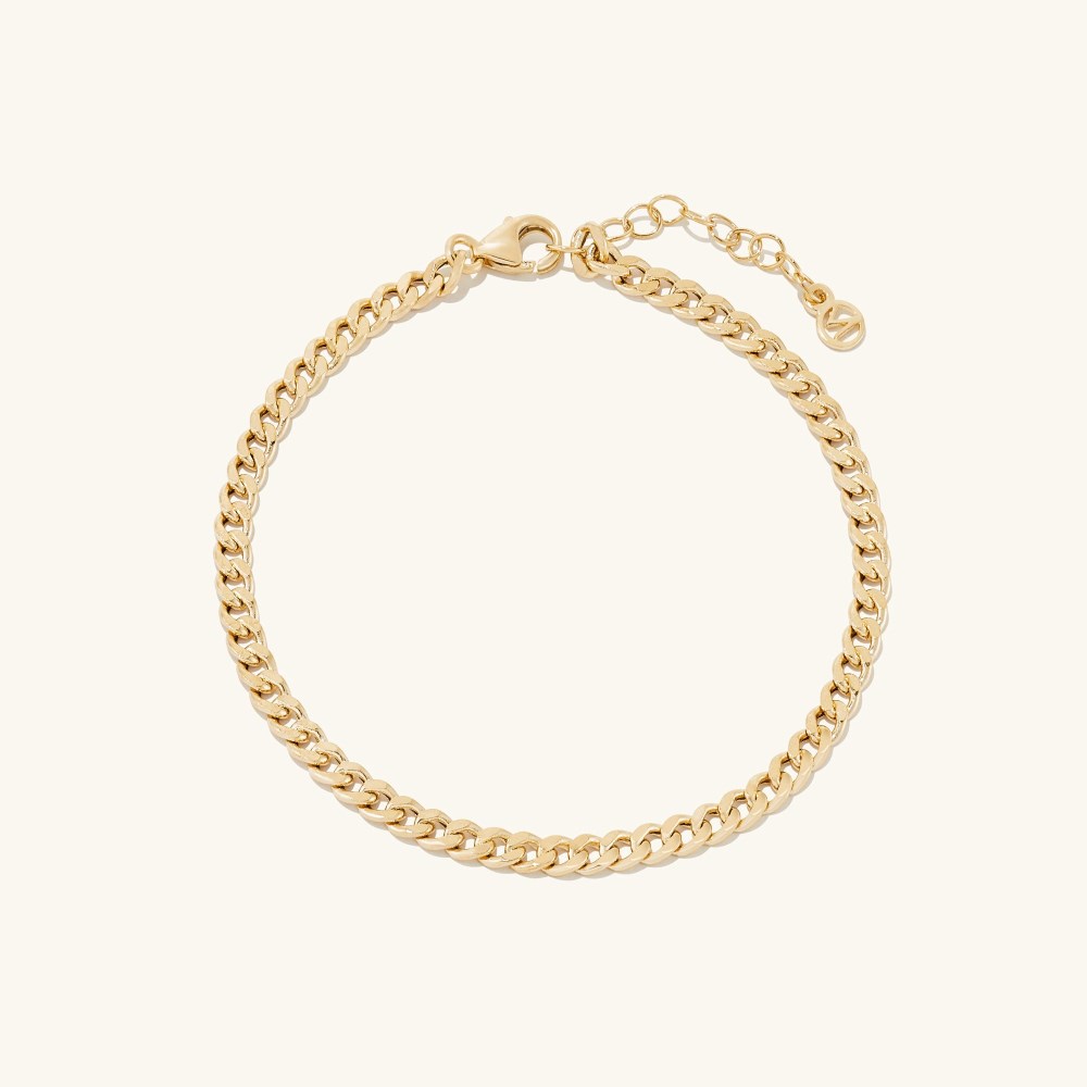 Mejuri Curb Bracelet - 14k Yellow Gold Canada Store