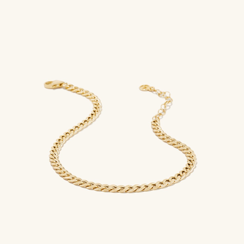 Mejuri Curb Bracelet - 14k Yellow Gold Canada Store