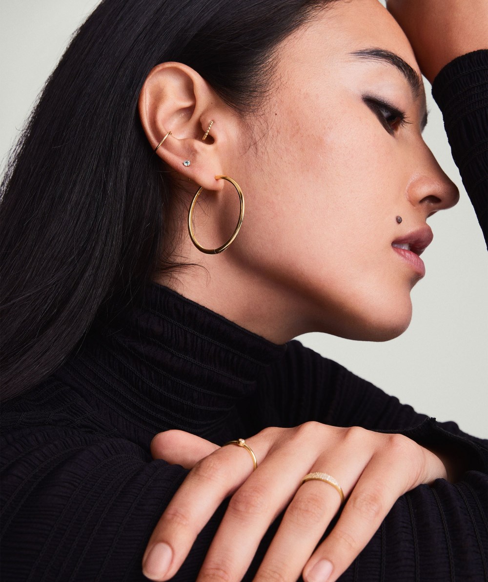 Mejuri Gemstone Mini Studs - 14k Yellow Gold Canada Store
