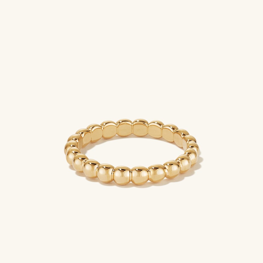 Mejuri Metallic Sphere Ring - Gold Vermeil Canada Store