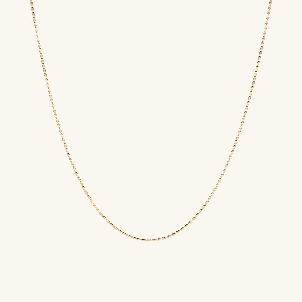 Mejuri Barrel Link Chain Necklace - 14k Yellow Gold Canada Store