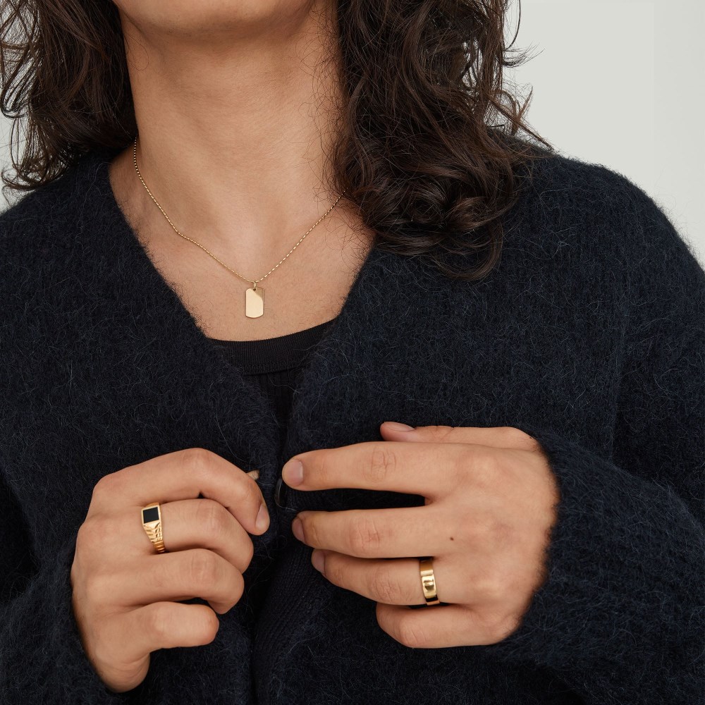 Mejuri Barrel Link Chain Necklace - 14k Yellow Gold Canada Store