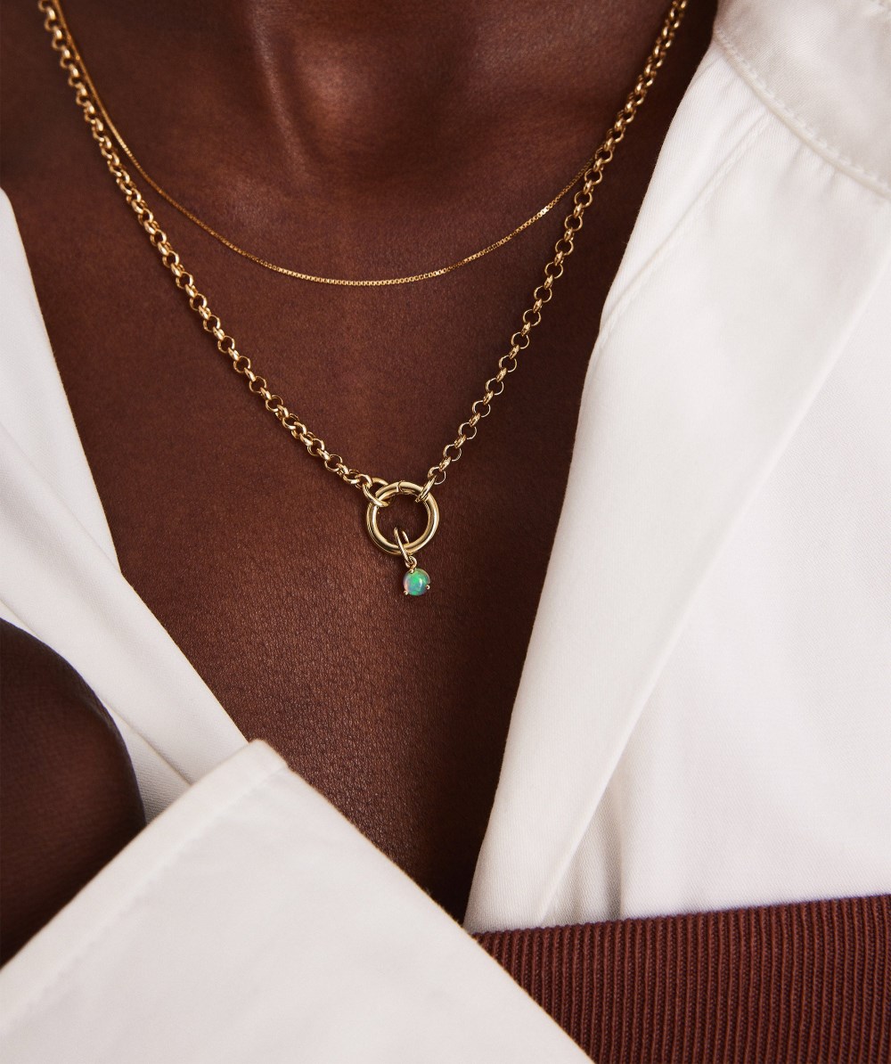 Mejuri Birthstone Charm - 14k Yellow Gold Canada Store