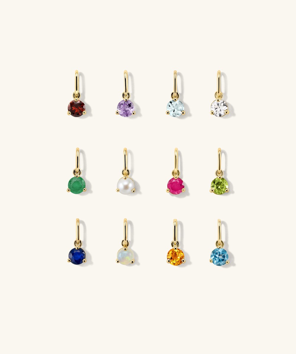 Mejuri Birthstone Charm - 14k Yellow Gold Canada Store