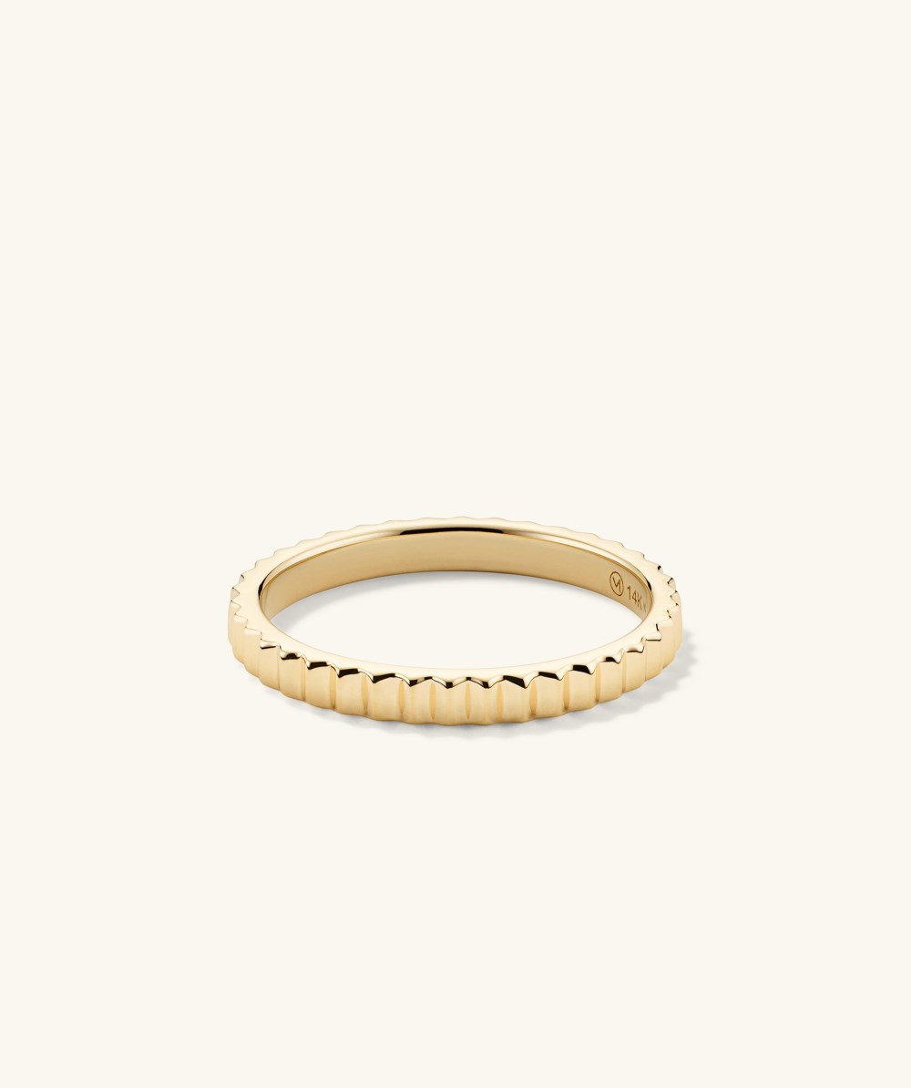 Mejuri Eternity Line Band - 14k Yellow Gold Canada Store
