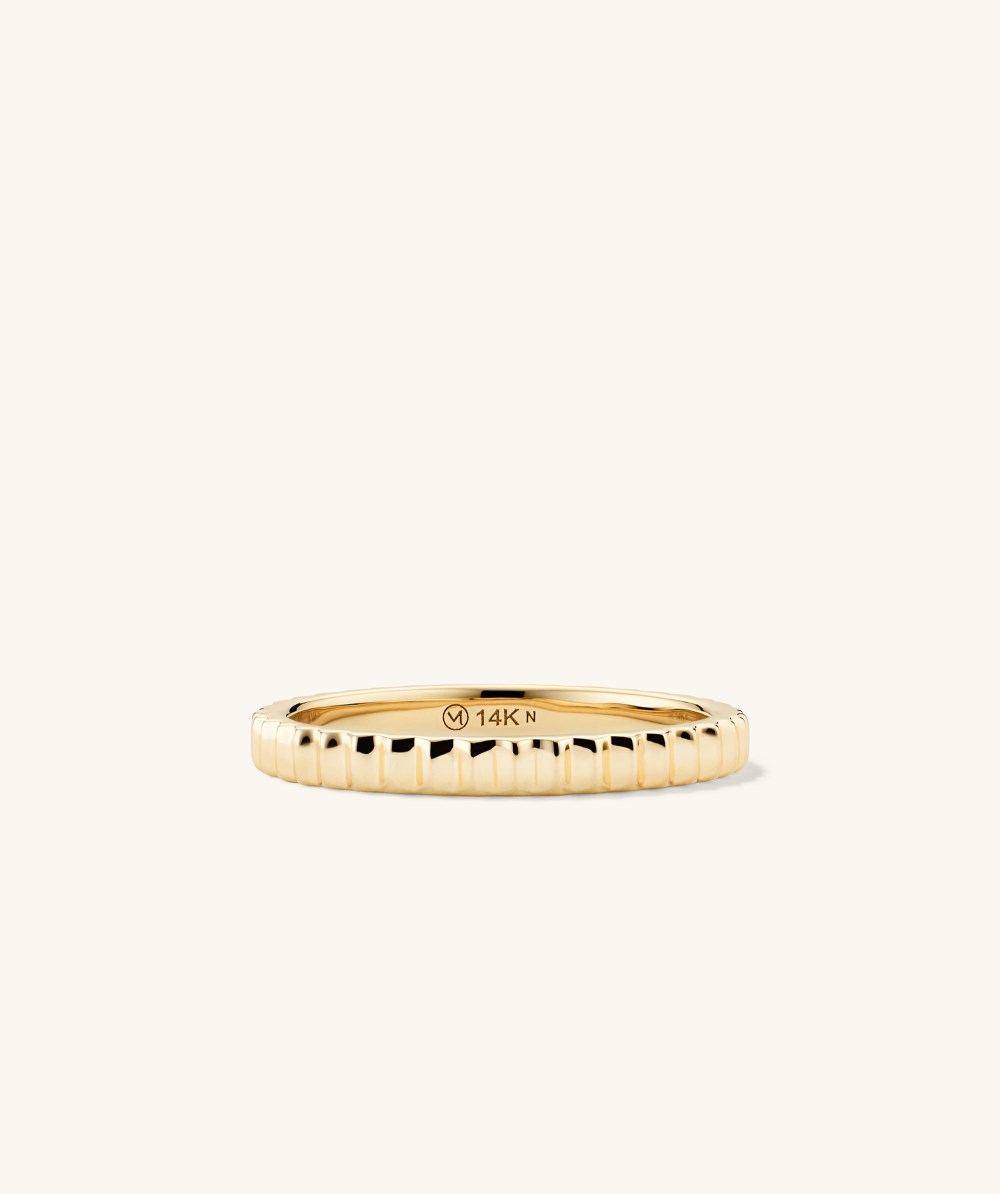 Mejuri Eternity Line Band - 14k Yellow Gold Canada Store
