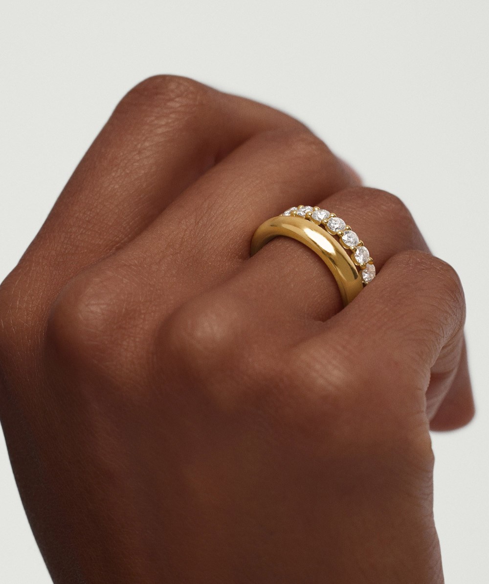 Mejuri Rise Band - 14k Yellow Gold Canada Store