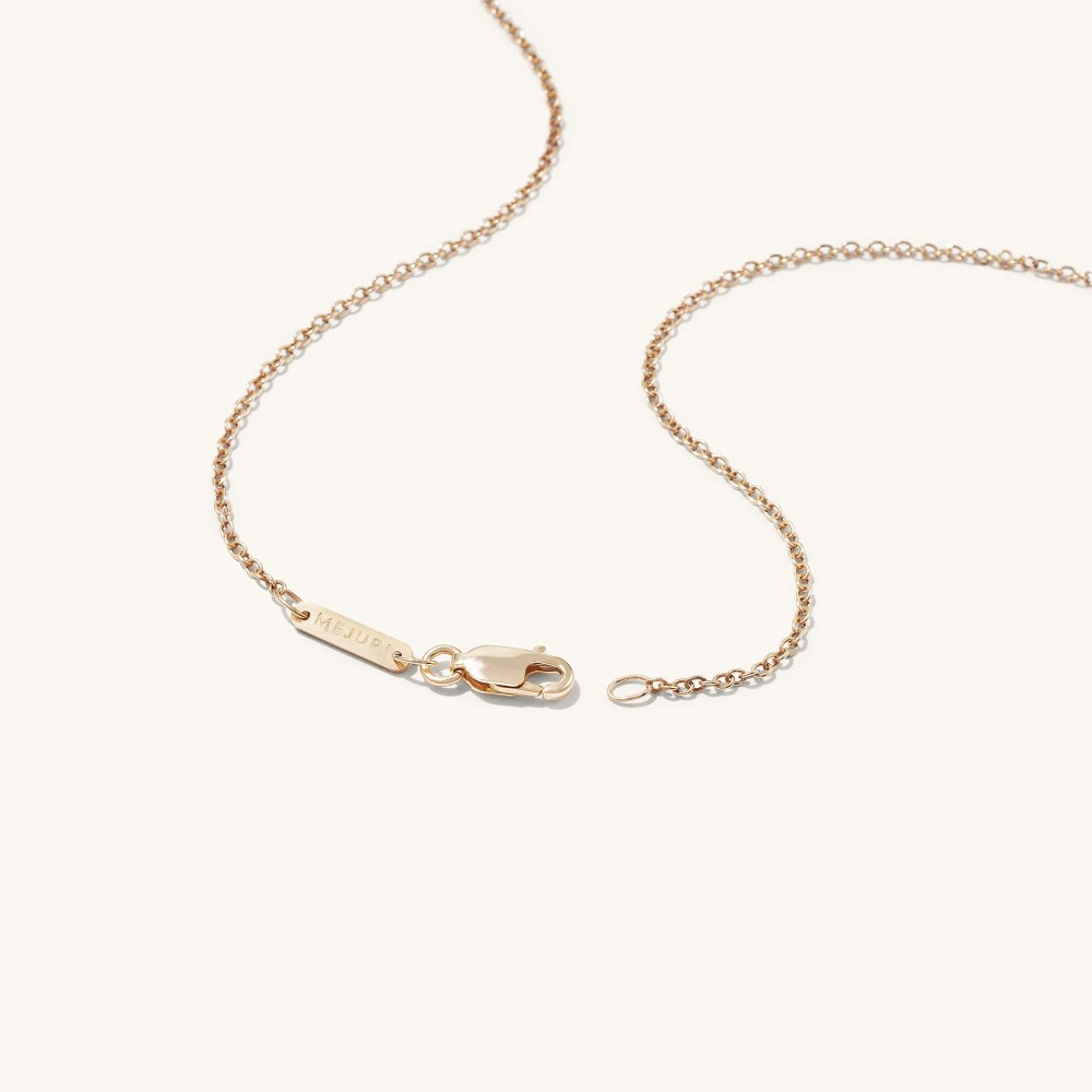 Mejuri Black Onyx Pendant Necklace - 14k Yellow Gold Canada Store