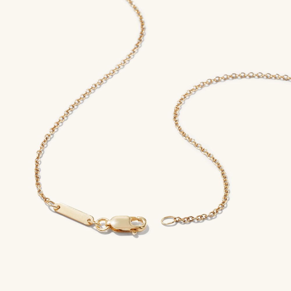 Mejuri Black Onyx Pendant Necklace - 14k Yellow Gold Canada Store