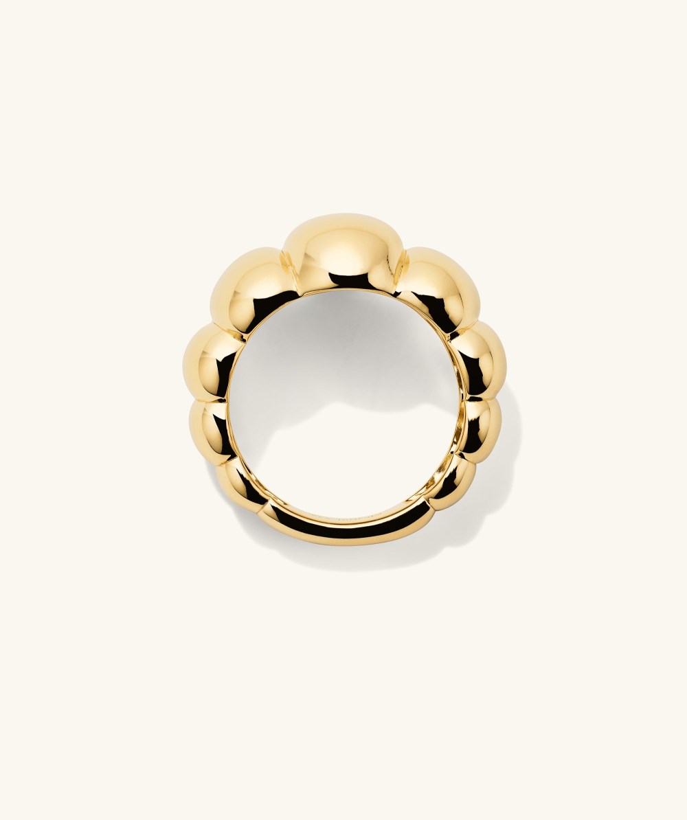 Mejuri Puffy Charlotte Ring - Gold Vermeil Canada Store