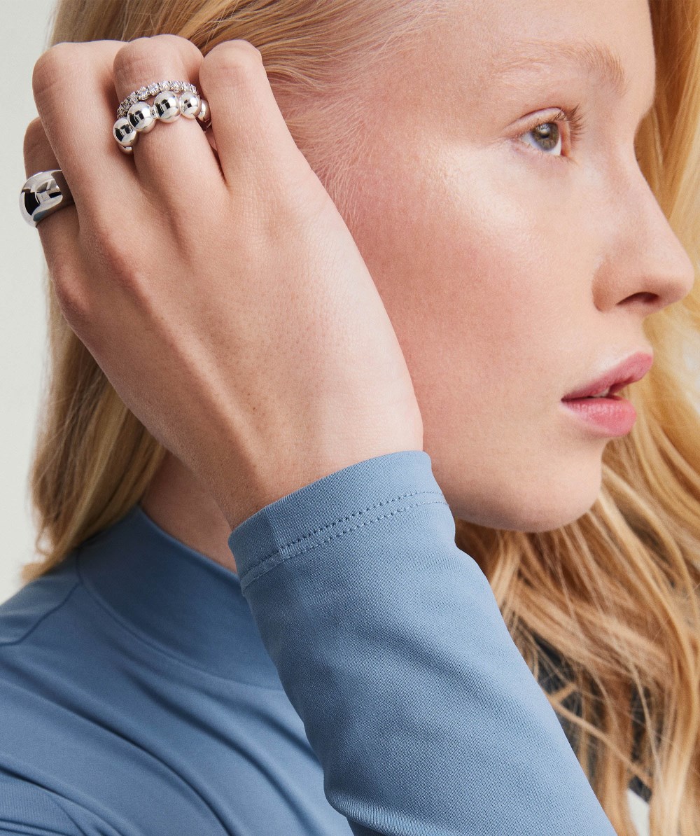 Mejuri Bubble Sphere Ring - Sterling Silver Canada Store