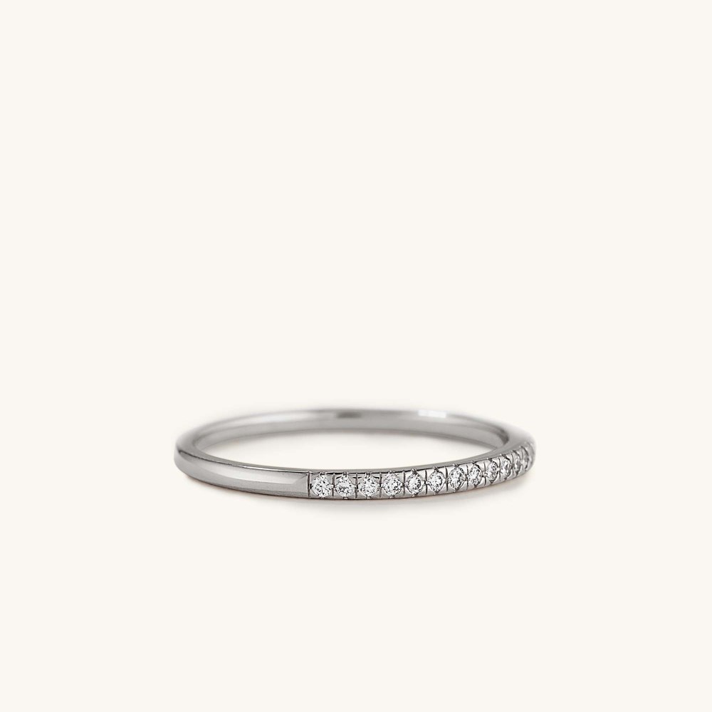 Mejuri Diamonds Team Ring - 14k White Gold Canada Store