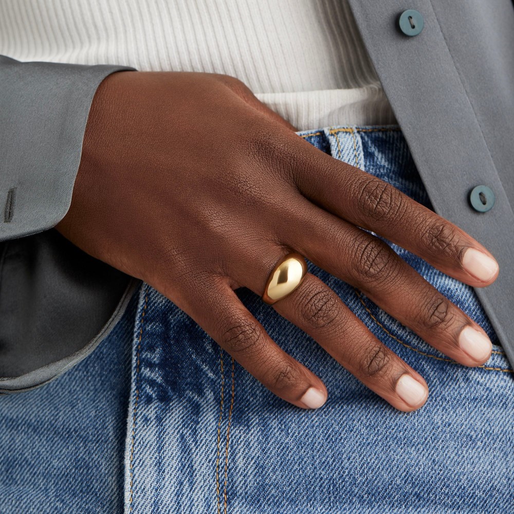 Mejuri D?me Ring - Gold Vermeil Canada Store