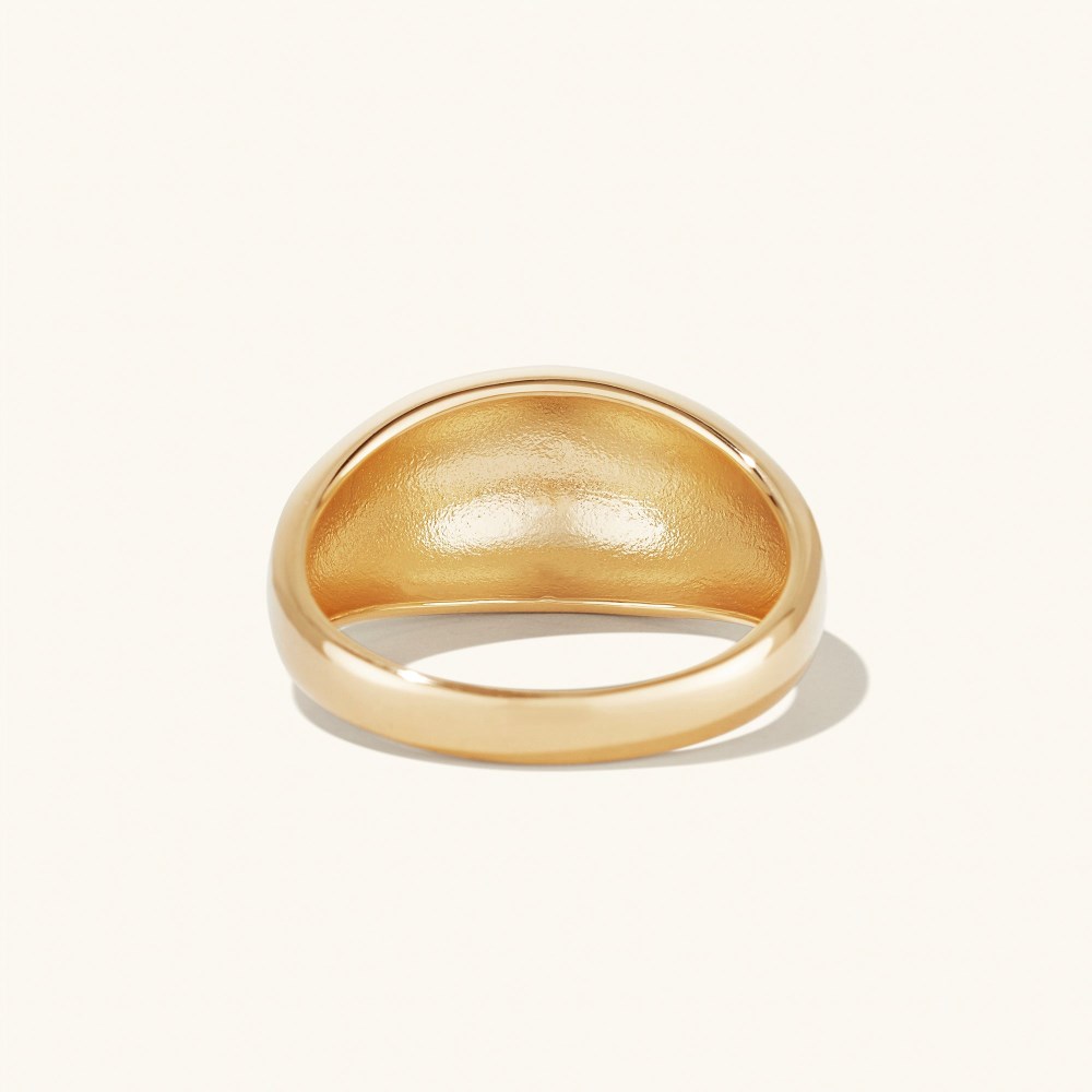 Mejuri D?me Ring - Gold Vermeil Canada Store