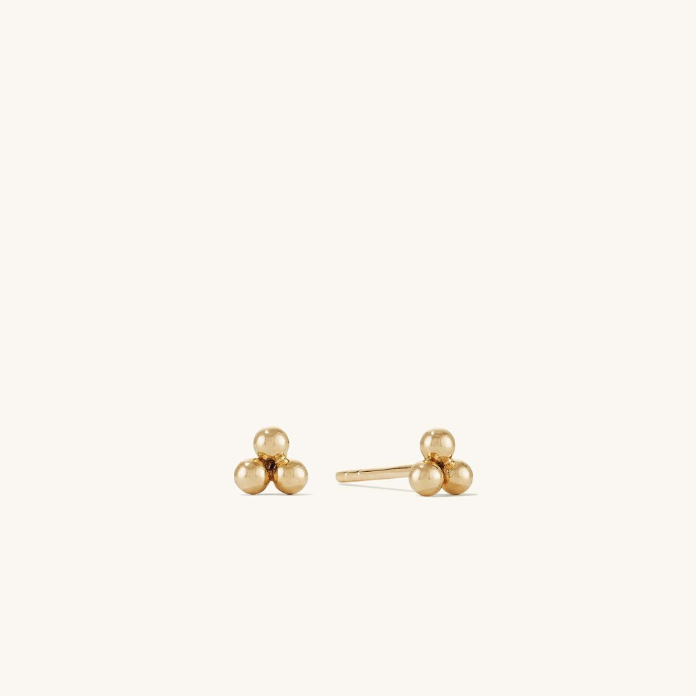 Mejuri Spheres Cluster Studs - 14k Yellow Gold Canada Store