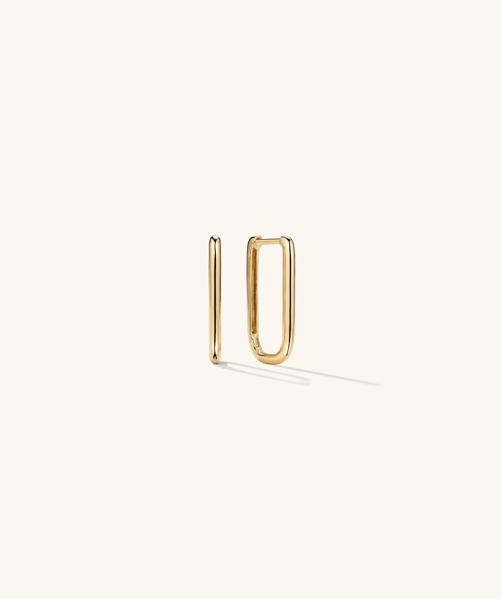 Mejuri Medium U Hoops - 14k Yellow Gold Canada Store