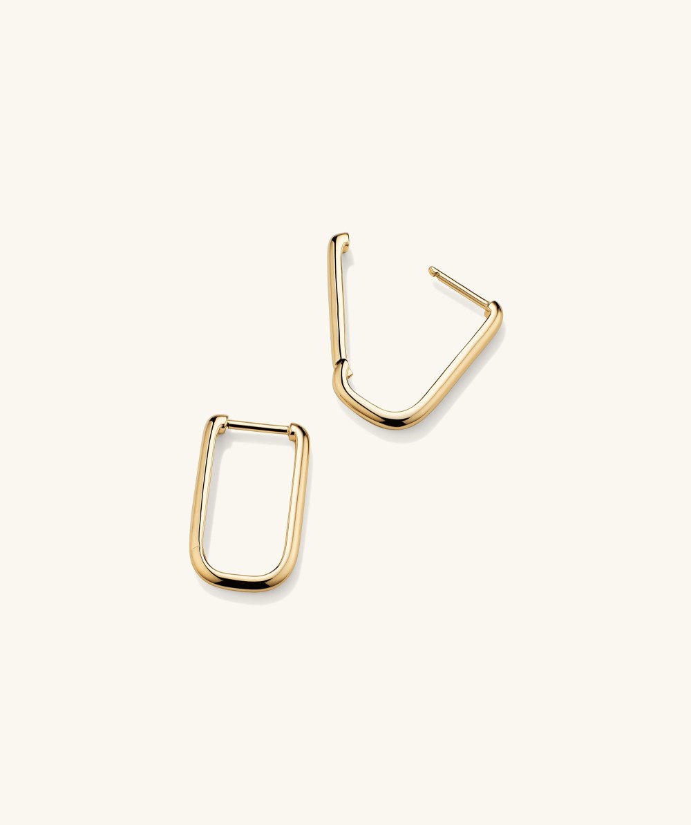 Mejuri Medium U Hoops - 14k Yellow Gold Canada Store