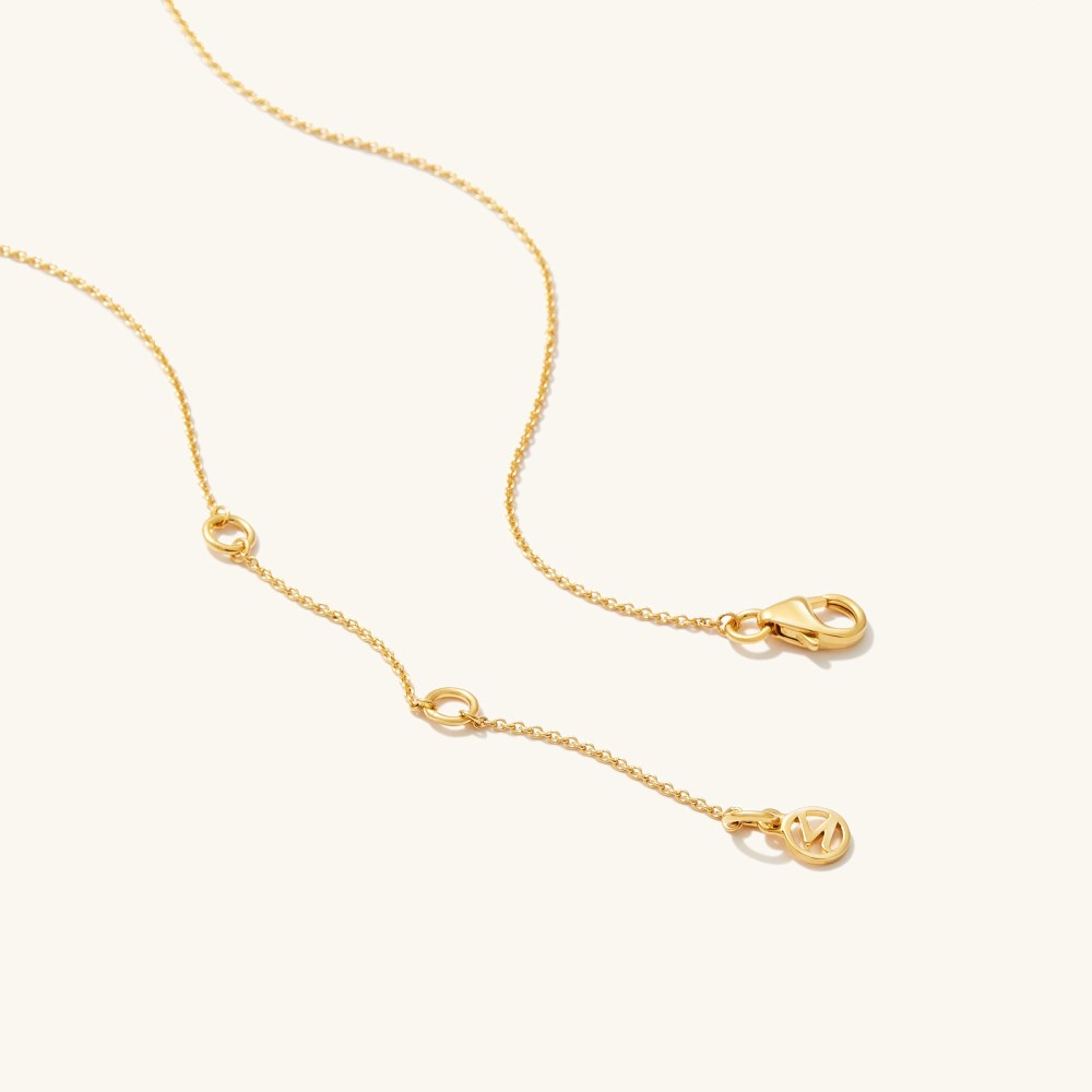 Mejuri Mini Pearl Pendant Necklace - Gold Vermeil Canada Store