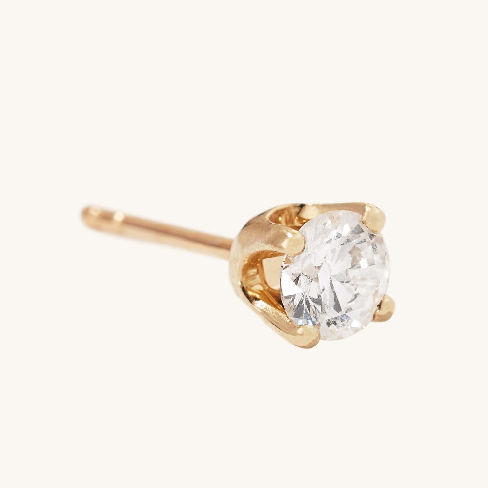 Mejuri Large Diamond Studs - 14k Yellow Gold Canada Store