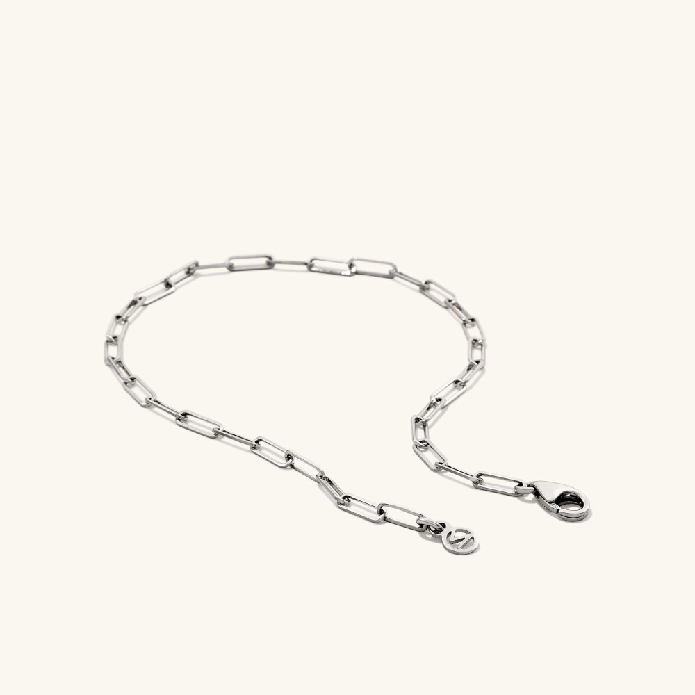 Mejuri Boyfriend Bold Bracelet - 14k White Gold Canada Store