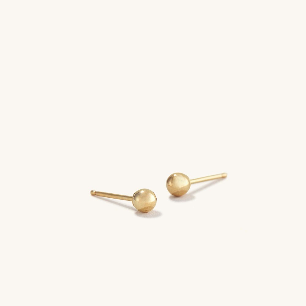 Mejuri Sphere Studs - 14k Yellow Gold Canada Store