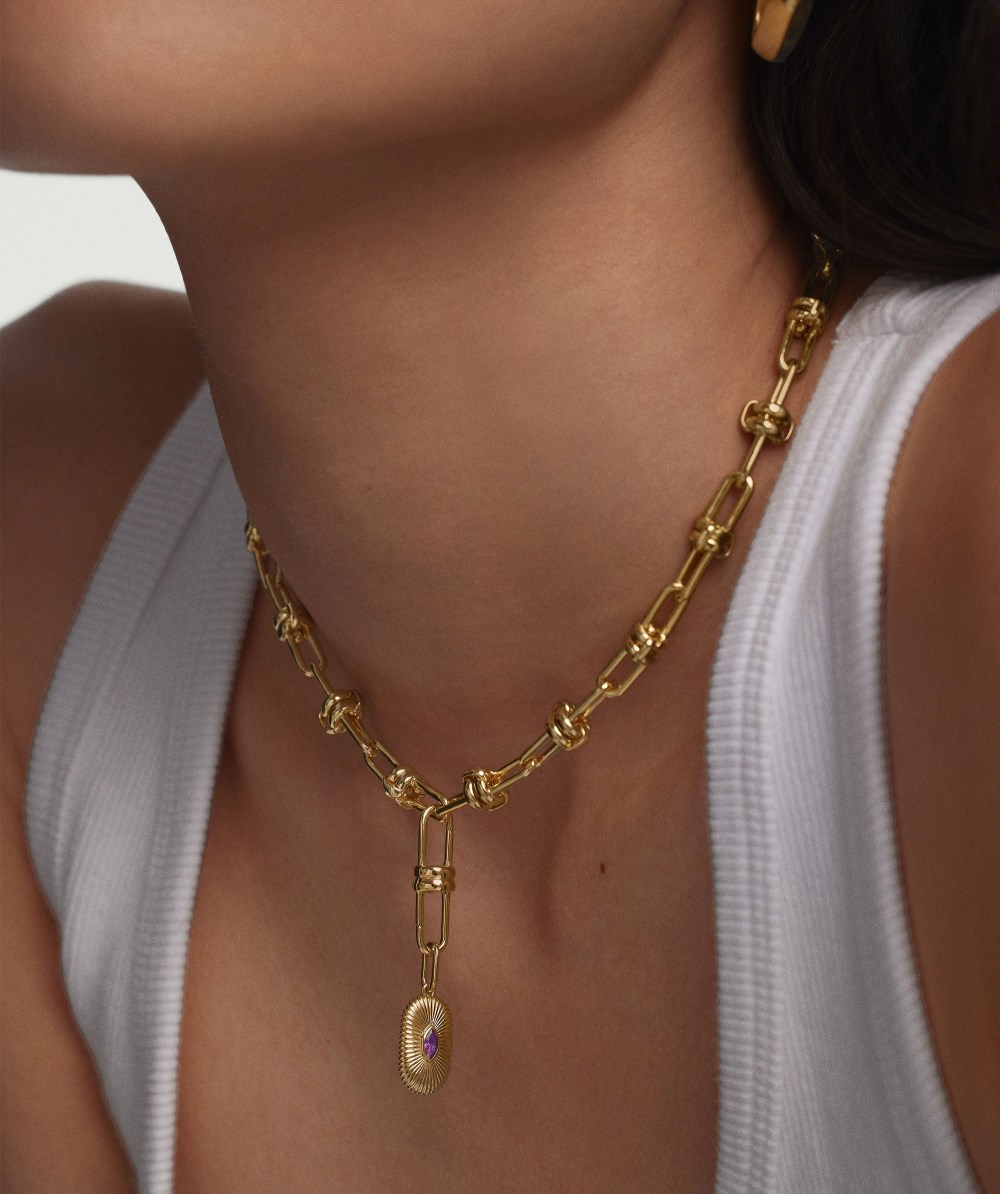 Mejuri Base Chain Convertible Necklace - Gold Vermeil Canada Store